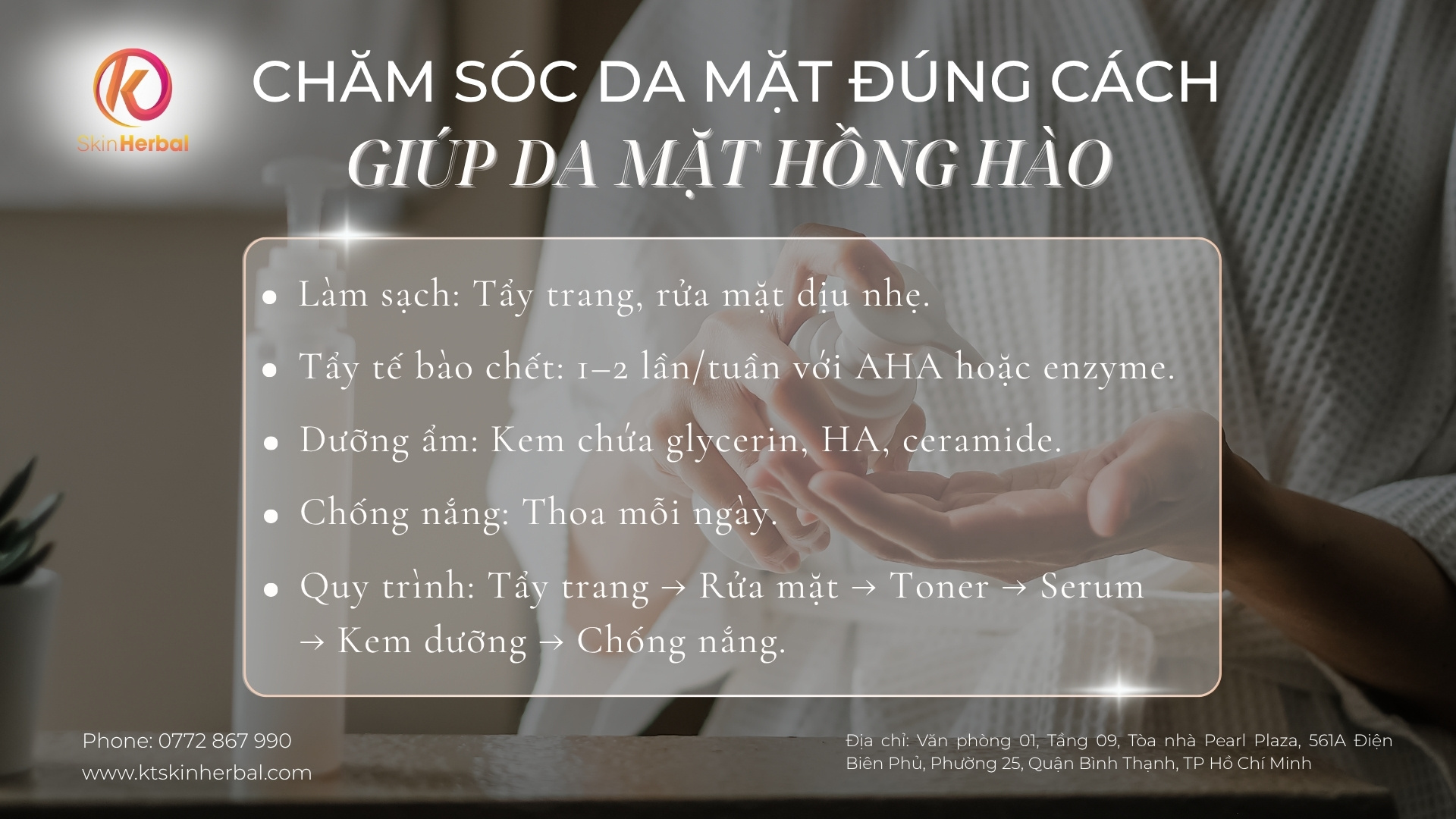 Chăm s&oacute;c da mặt đ&uacute;ng c&aacute;ch gi&uacute;p da mặt hồng h&agrave;o