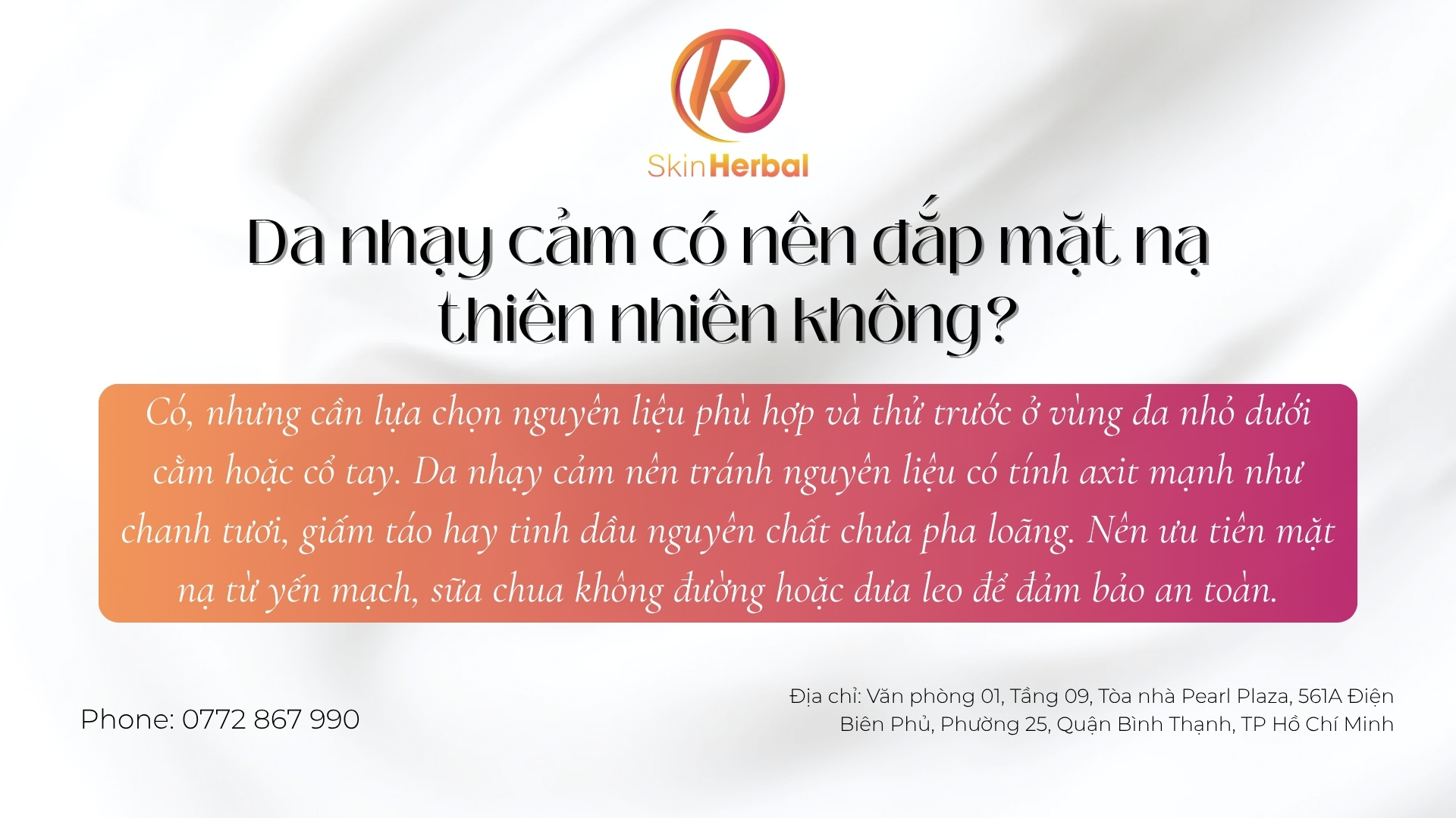 Da nhạy cảm c&oacute; n&ecirc;n đắp mặt nạ thi&ecirc;n nhi&ecirc;n kh&ocirc;ng?