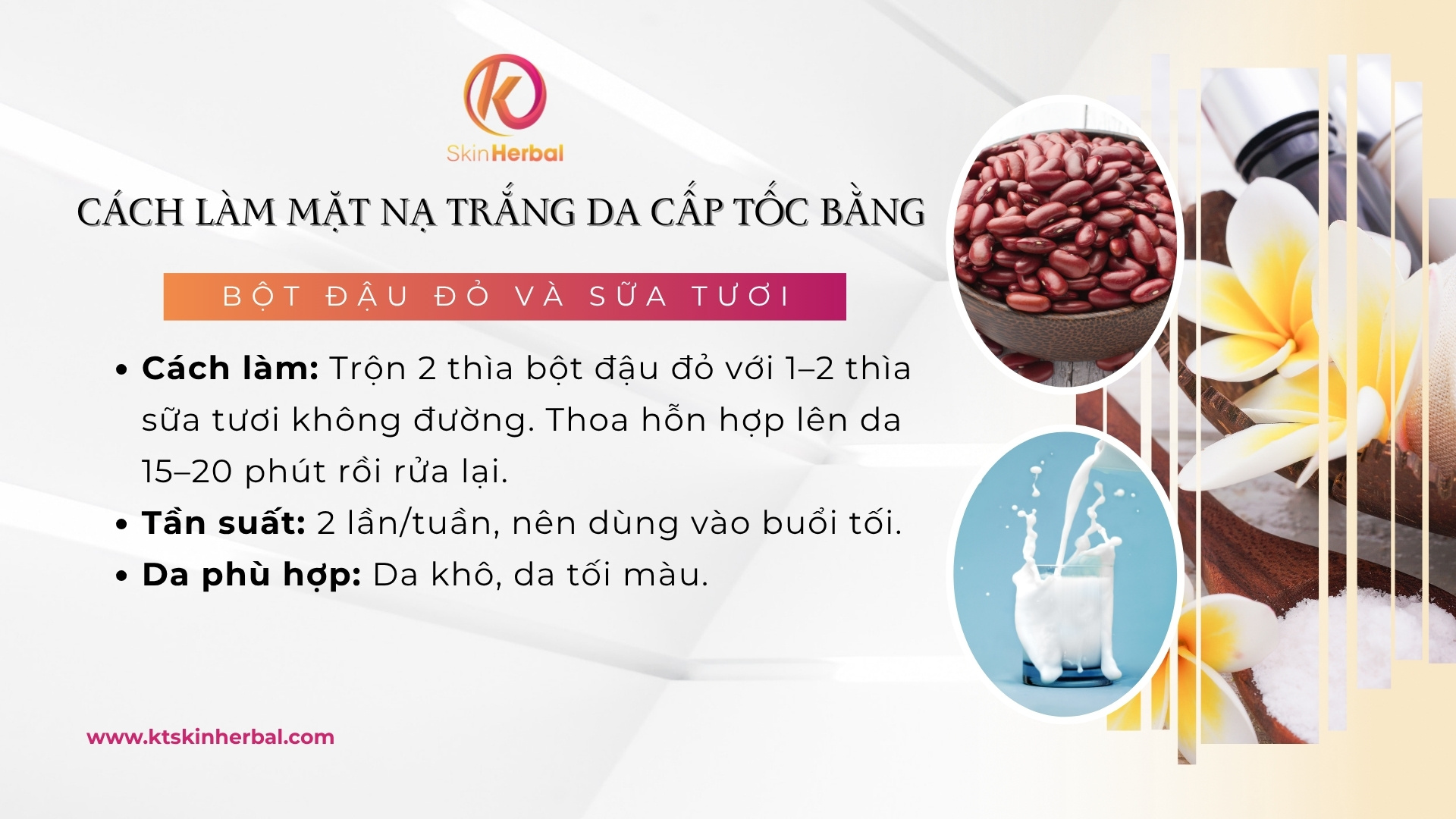 cach-lam-mat-na-trang-da-cap-toc-bang-bot-dau-do-va-sua-tuoi Cách làm mặt nạ trắng da cấp tốc bằng bột đậu đỏ và sữa tươi