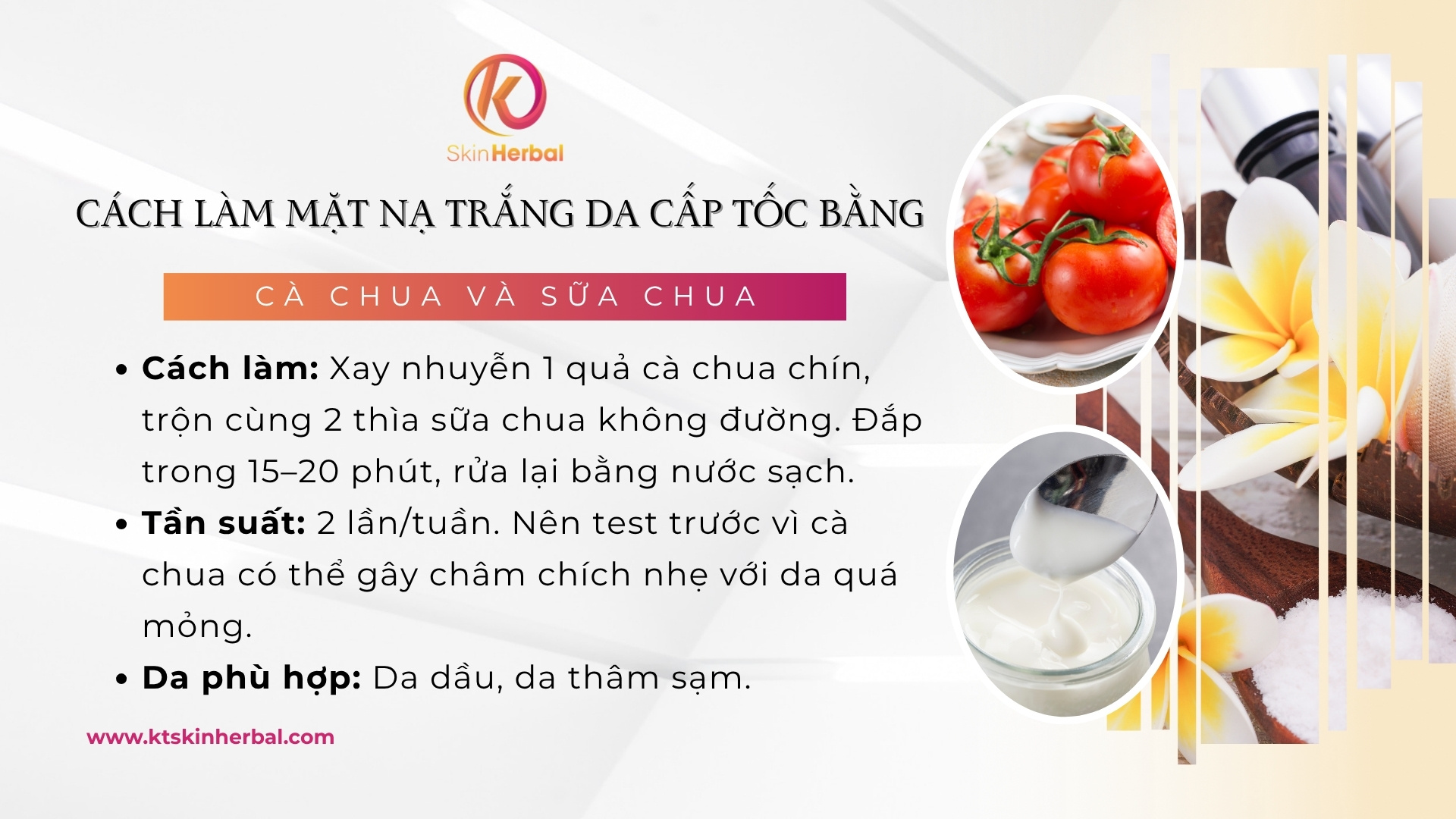 cach-lam-mat-na-trang-da-cap-toc-bang-ca-chua-va-sua-chua Cách làm mặt nạ trắng da cấp tốc bằng cà chua và sữa chua
