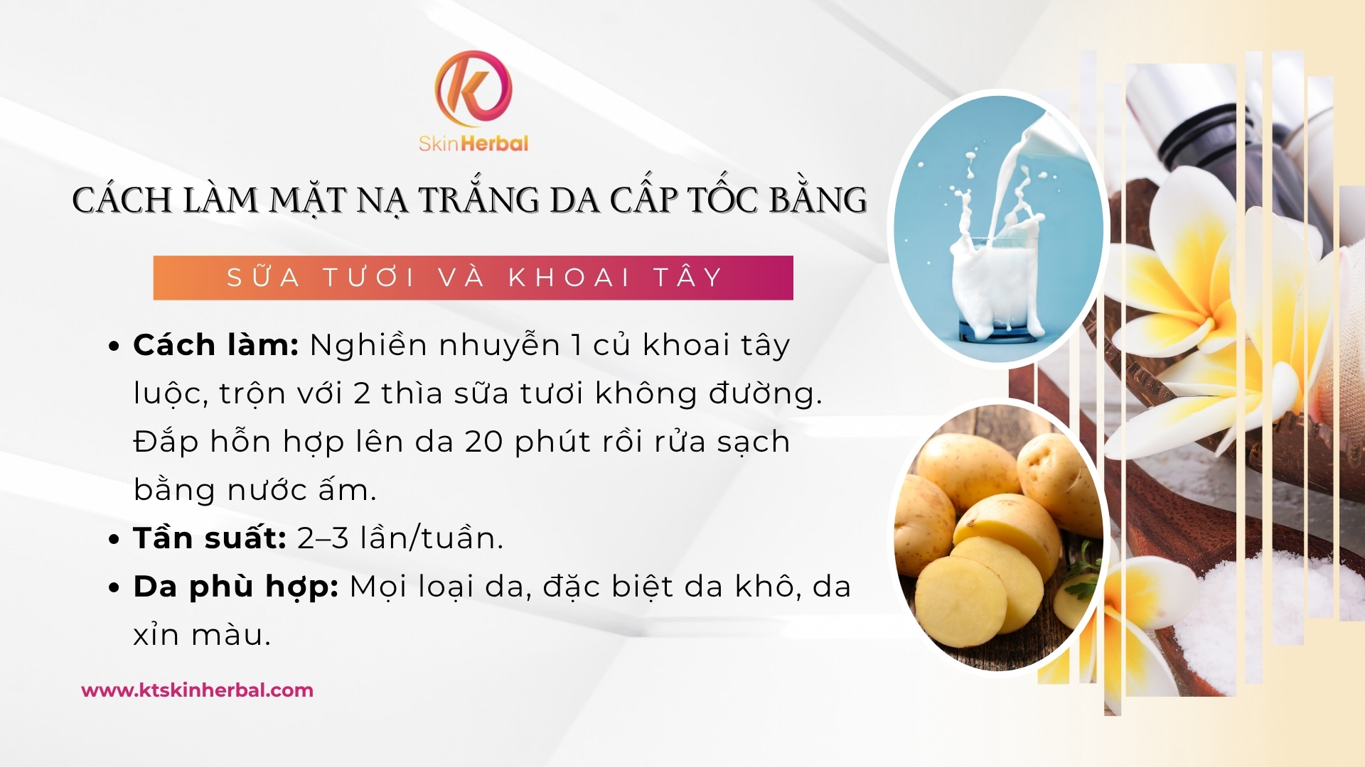 cach-lam-mat-na-trang-da-cap-toc-bang-sua-tuoi-va-khoai-tay Cách làm mặt nạ trắng da cấp tốc bằng sữa tươi và khoai tây