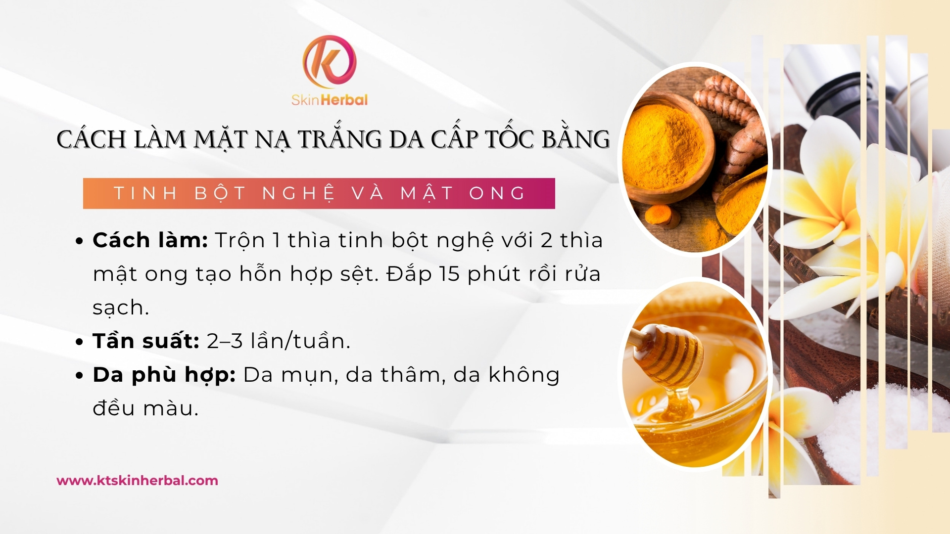 cach-lam-mat-na-trang-da-cap-toc-bang-tinh-bot-nghe-va-mat-ong Cách làm mặt nạ trắng da cấp tốc bằng tinh bột nghệ và mật ong