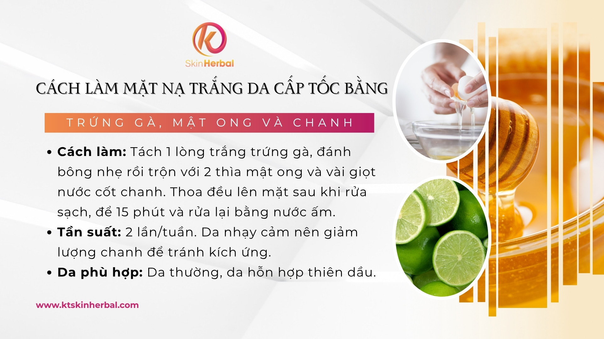 cach-lam-mat-na-trang-da-cap-toc-bang-trung-ga-mat-ong-va-chanh Cách làm mặt nạ trắng da cấp tốc bằng trứng ga, mật ong và chanh