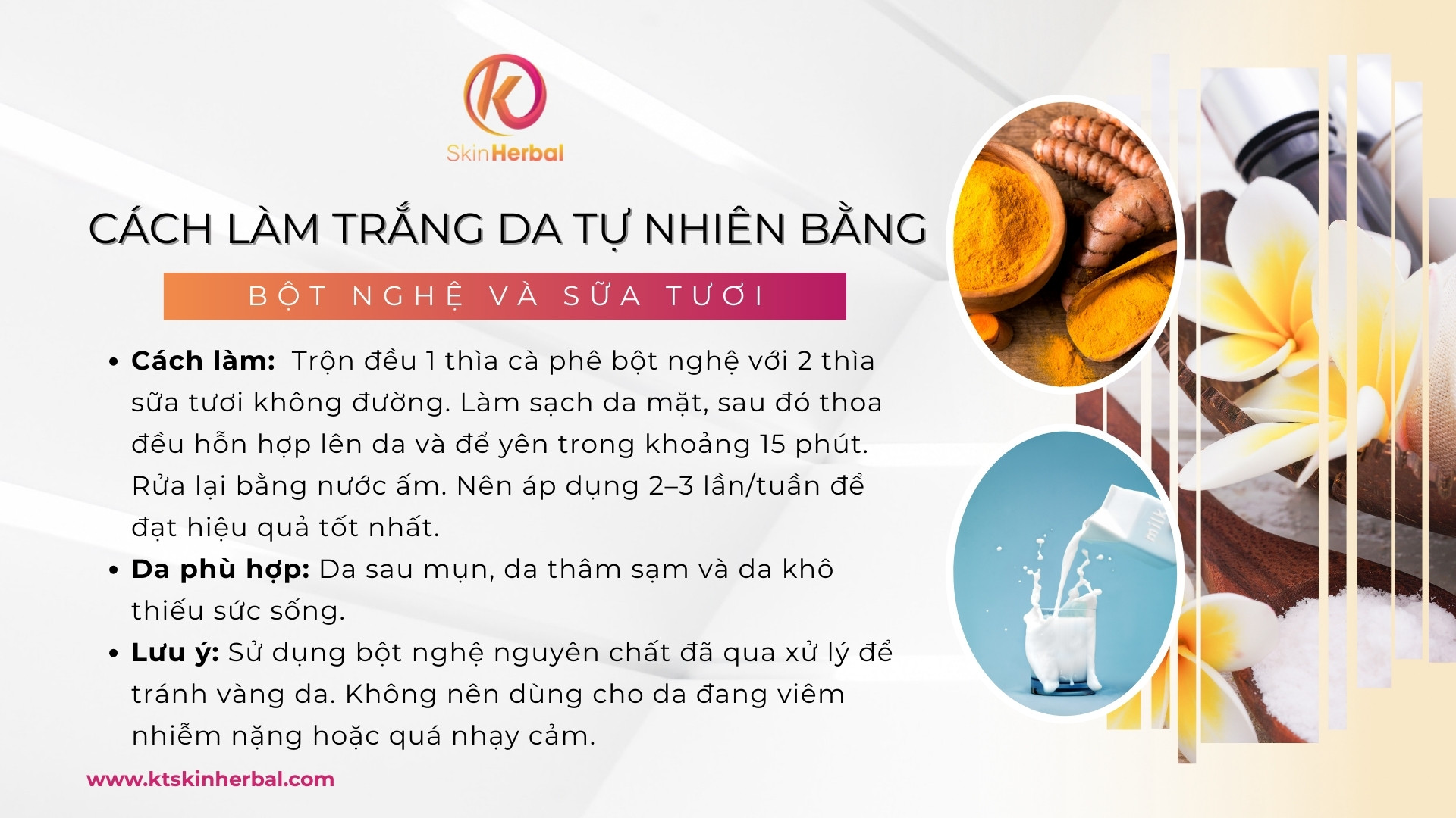 cach-lam-trang-da-tu-nhien-bang-bot-nghe-va-sua-tuoi Cách làm trắng da tự nhiên bằng bột nghệ và sữa tươi