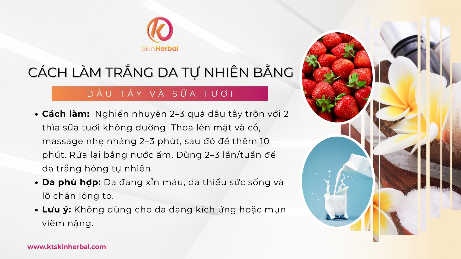 cach-lam-trang-da-tu-nhien-bang-dau-tay-va-sua-tuoi Cách làm trắng da tự nhiên bằng dâu tây và sữa tươi