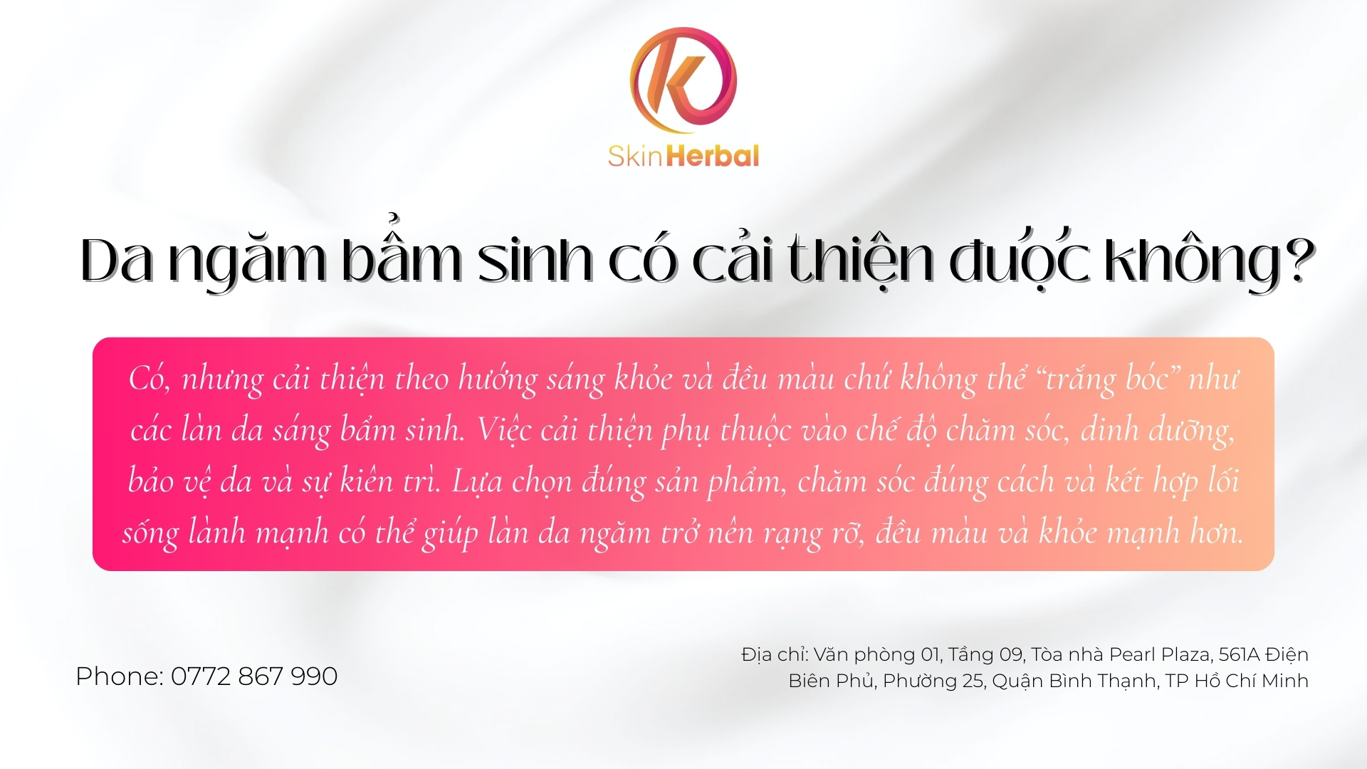 da-ngam-den-bam-sinh-co-cai-thien-duoc-khong Da ngăm đen bẩm sinh có cải thiện được không?
