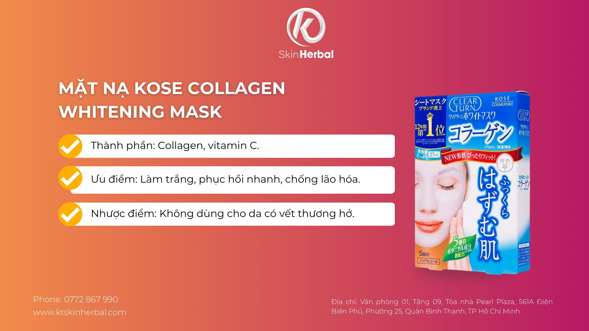 mat-na-Kose-Collagen-Whitening-Mask Mặt nạ Kose Collagen Whitening Mask