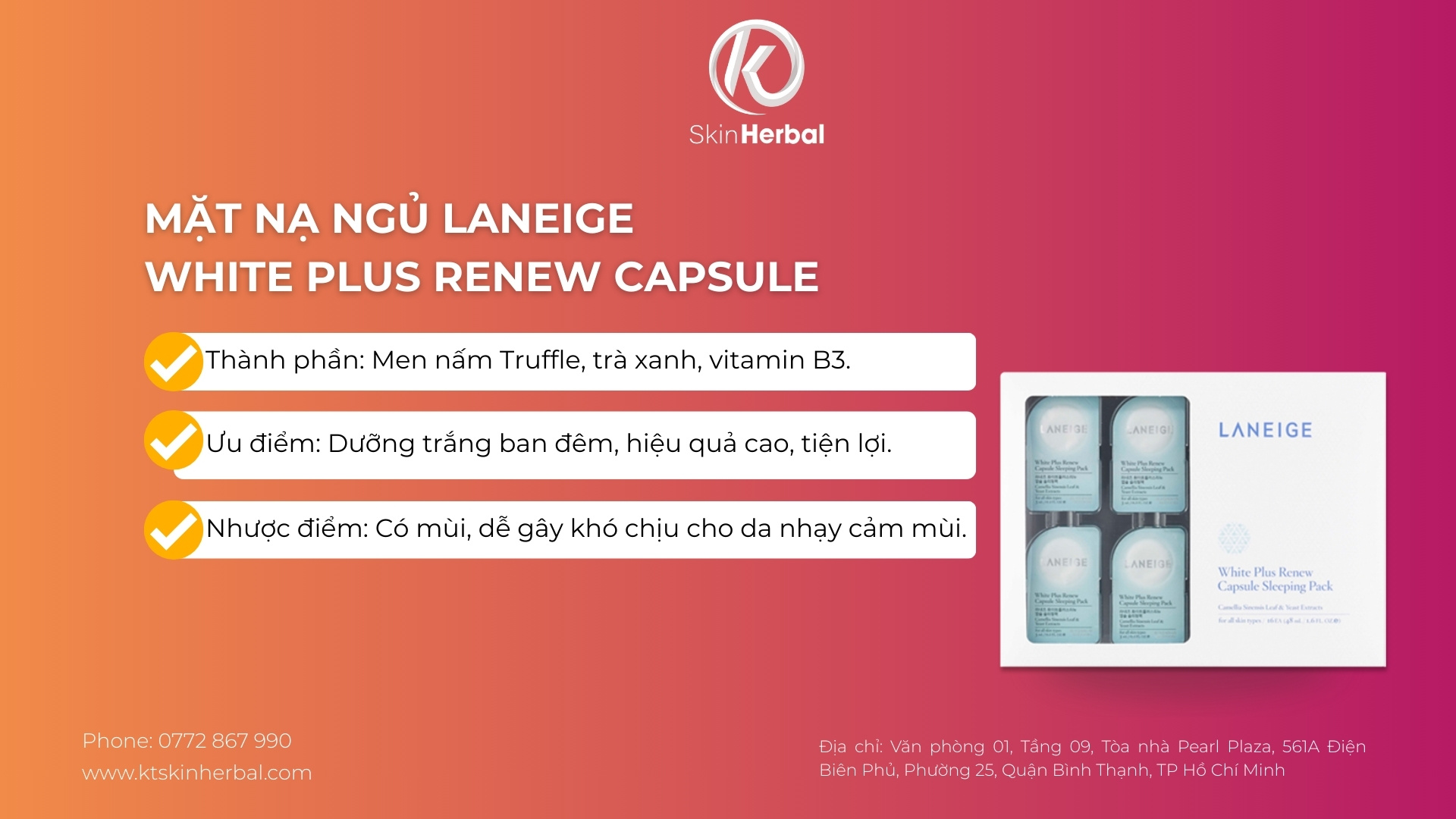 mat-na-ngu-Laneige-White-Plus-Renew-Capsule Mặt nạ ngủ Laneige White Plus Renew Capsule