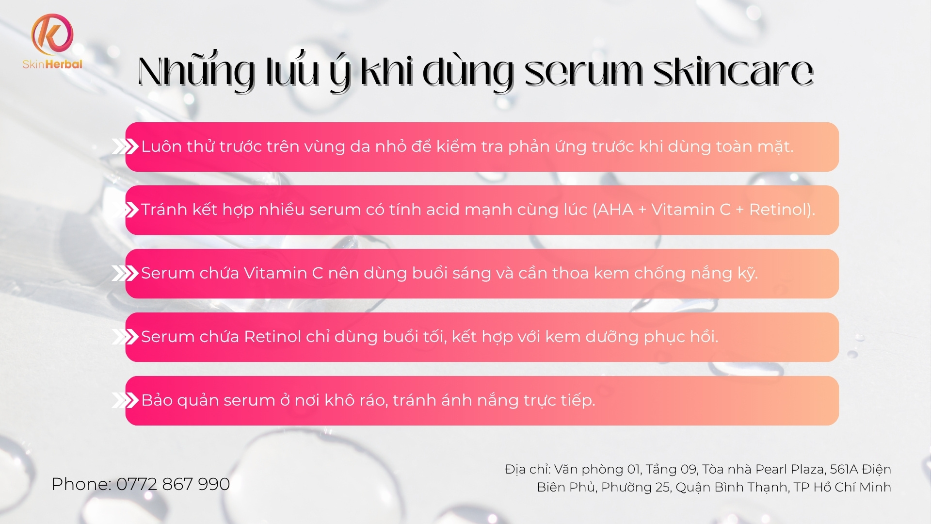 nhung-luu-y-khi-dung-serum-skincare Những lưu ý khi dùng serum skincare
