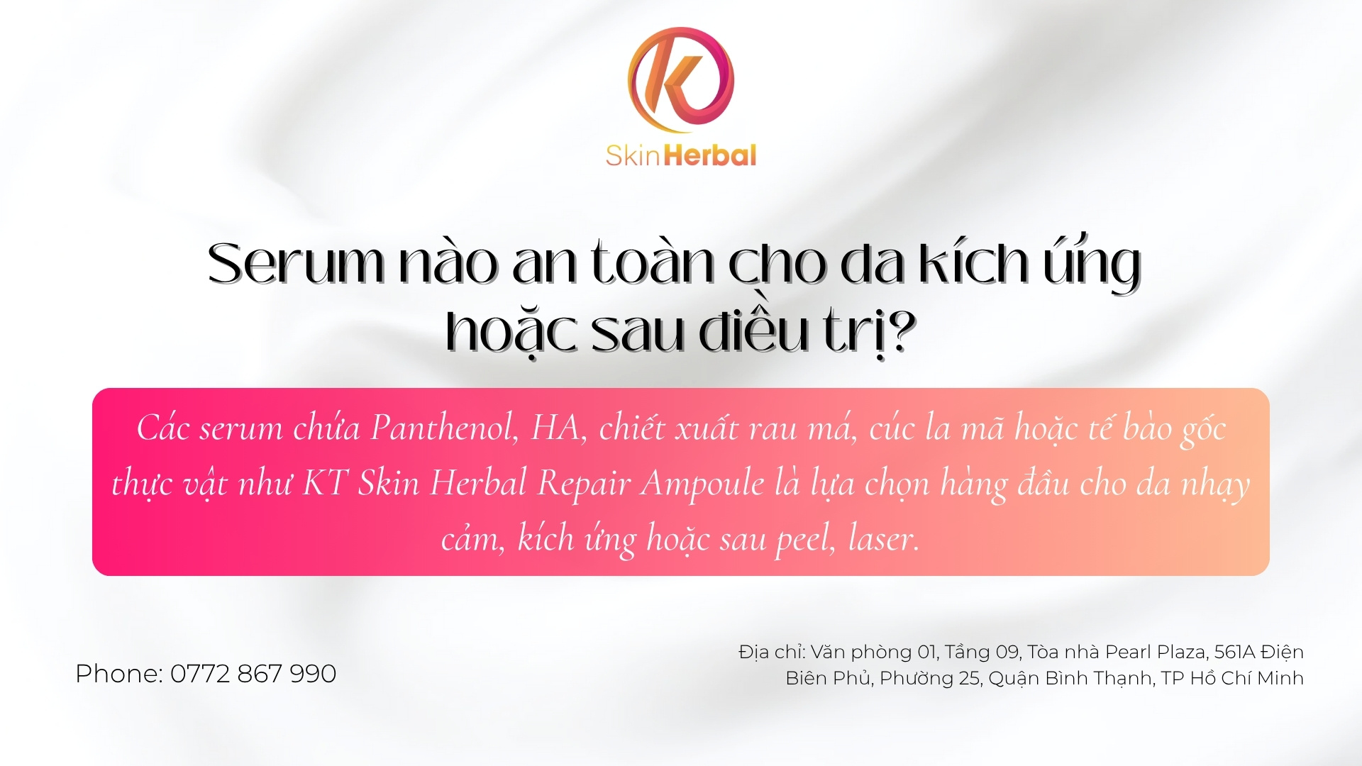 serum-nao-an-toan-cho-da-kich-ung-hoac-sau-dieu-tri Serum nào an toàn cho da kích ứng hoặc sau điều trị?