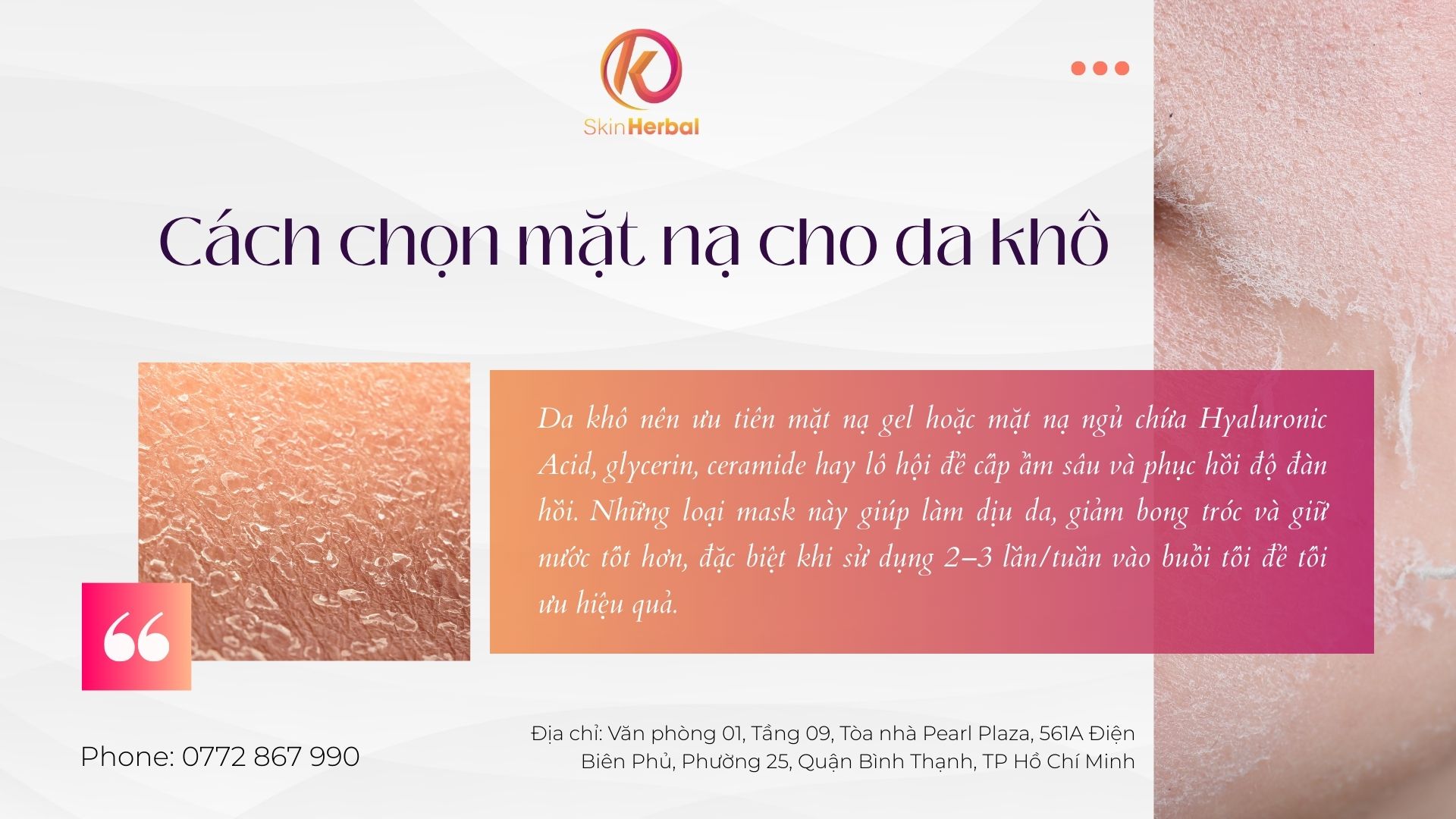 C&aacute;ch chọn mặt nạ cho da kh&ocirc;