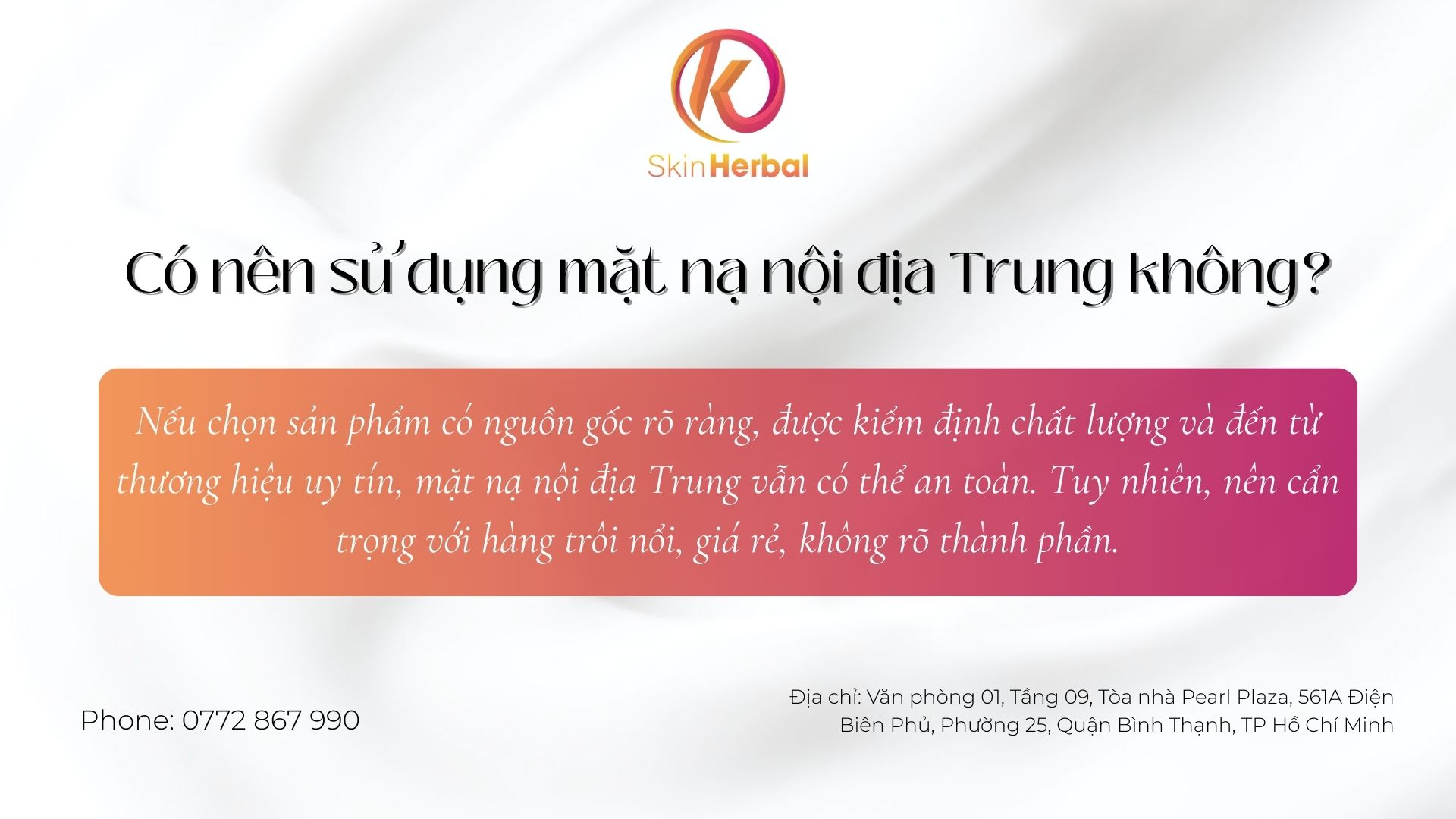 C&oacute; n&ecirc;n sử dụng mặt nạ nội địa Trung kh&ocirc;ng?