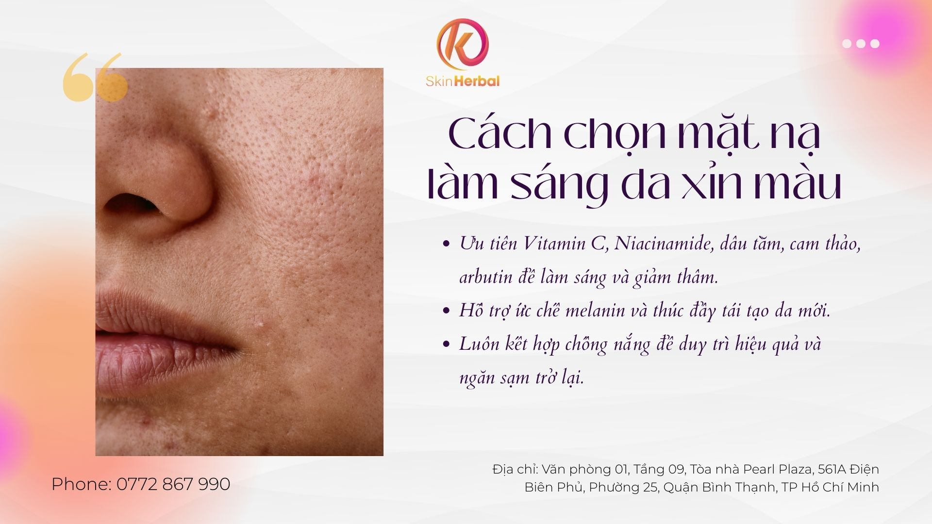 C&aacute;ch chọn mặt nạ l&agrave;m s&aacute;ng da xỉn m&agrave;u
