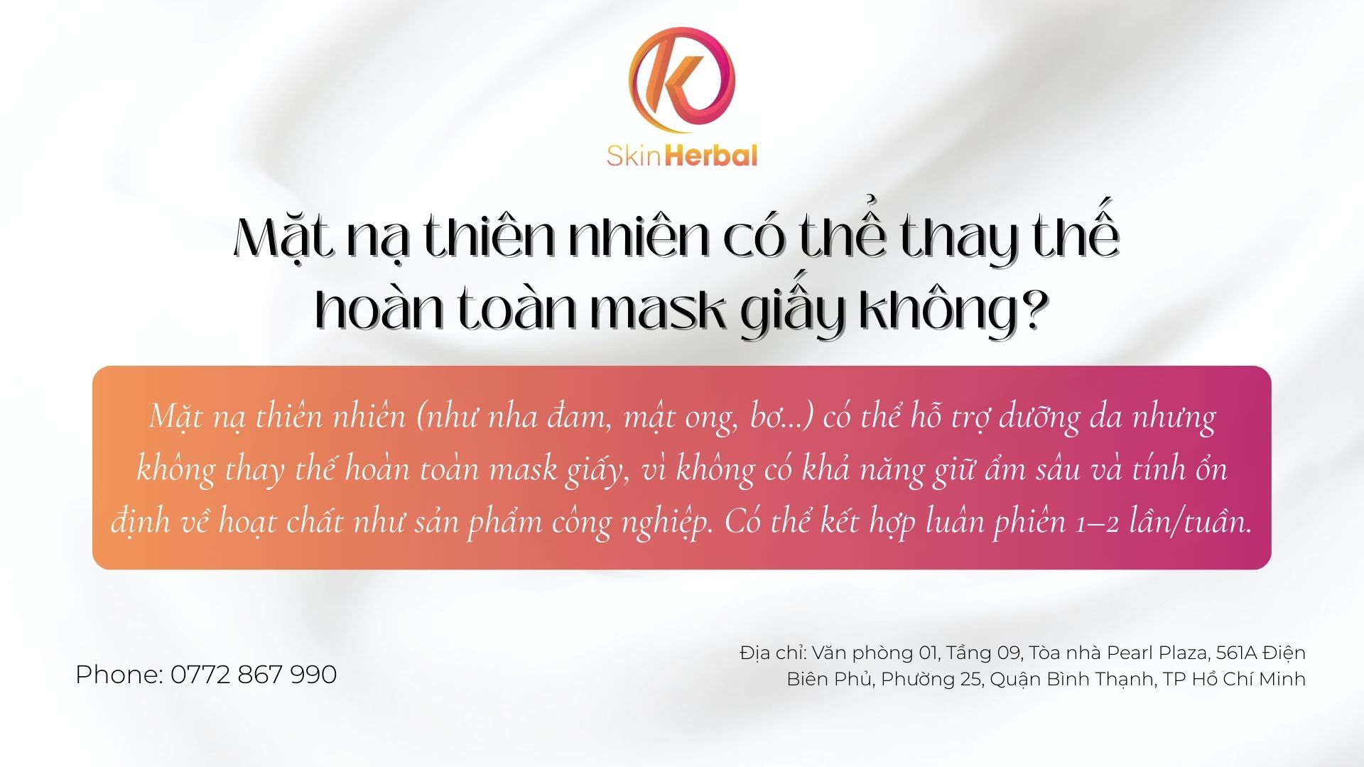 Mặt nạ thi&ecirc;n nhi&ecirc;n c&oacute; thể thay thế ho&agrave;n to&agrave;n mask giấy kh&ocirc;ng?