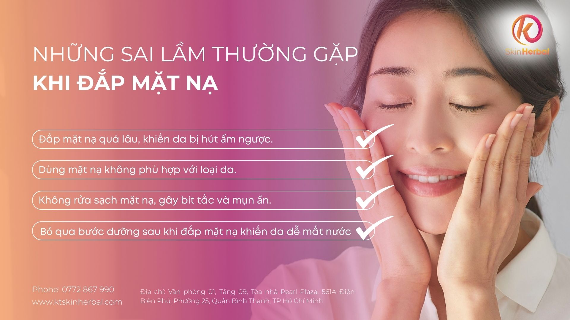 Những sai lầm thường gặp khi đắp mặt nạ