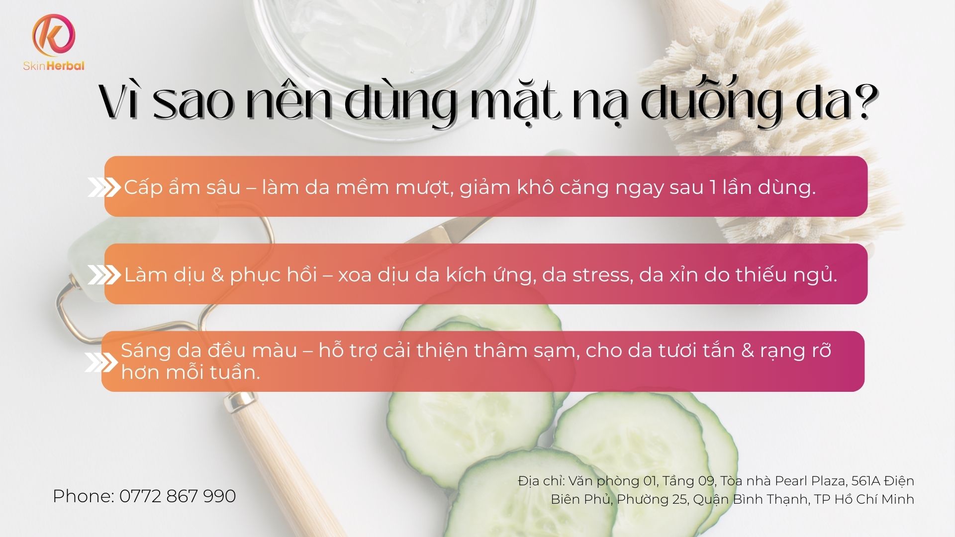 V&igrave; sao n&ecirc;n d&ugrave;ng mặt nạ dưỡng da?