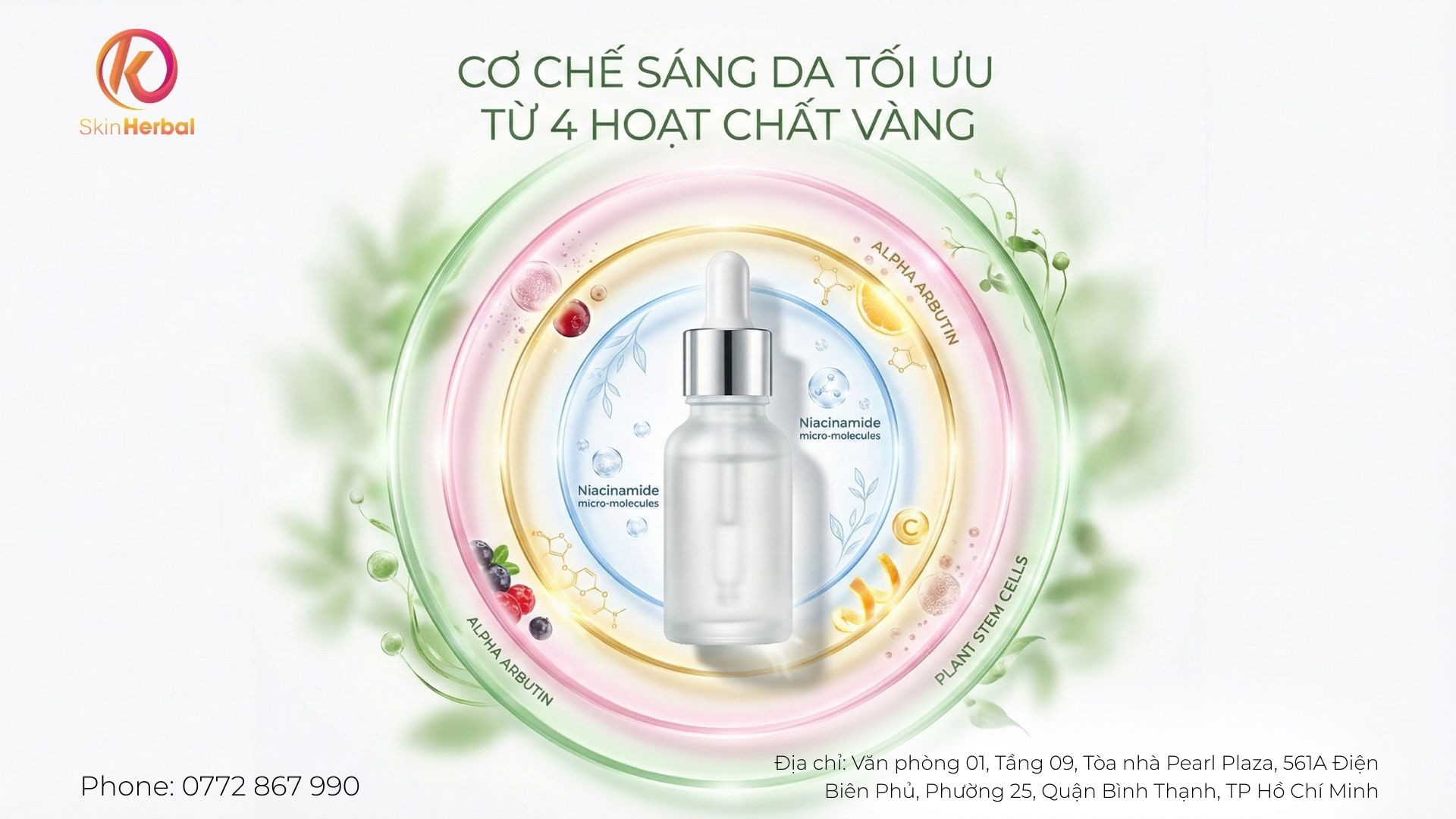 C&aacute;c hoạt chất trắng da phổ biến trong serum
