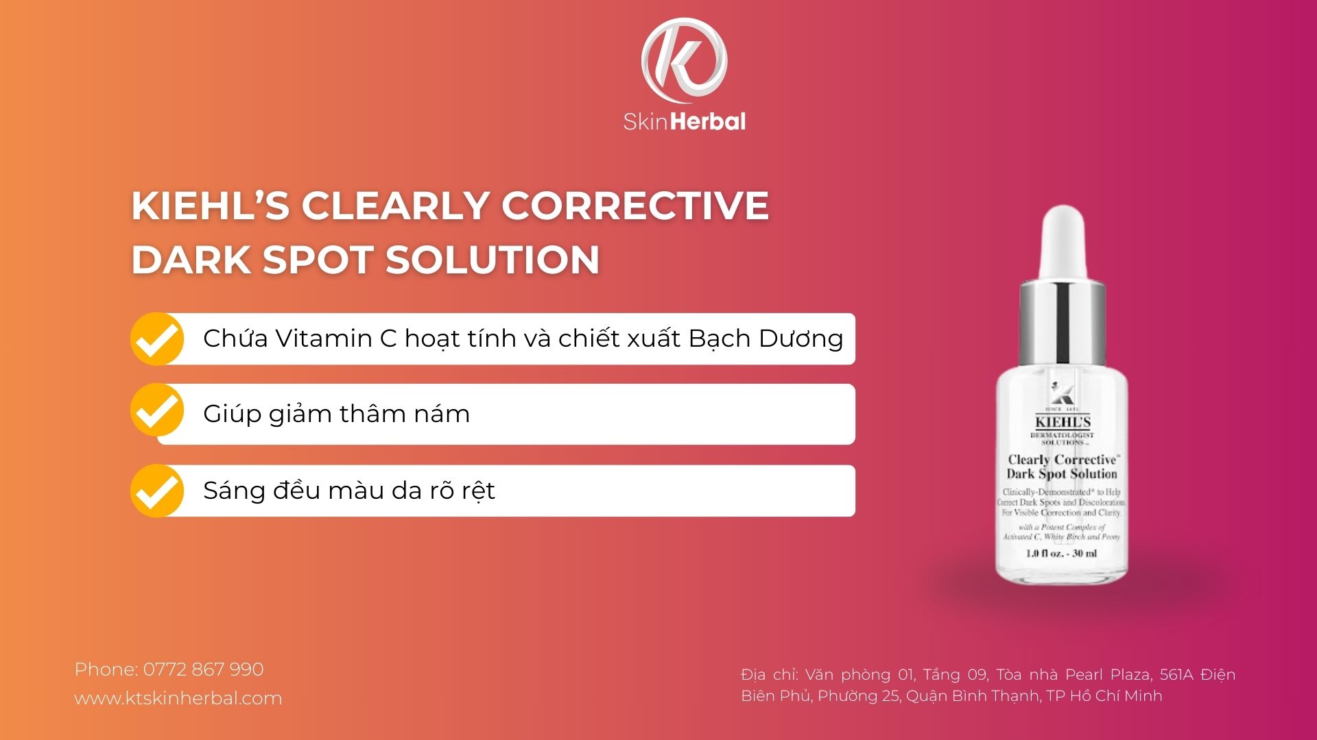 Kiehl&rsquo;s Clearly Corrective Dark Spot Solution