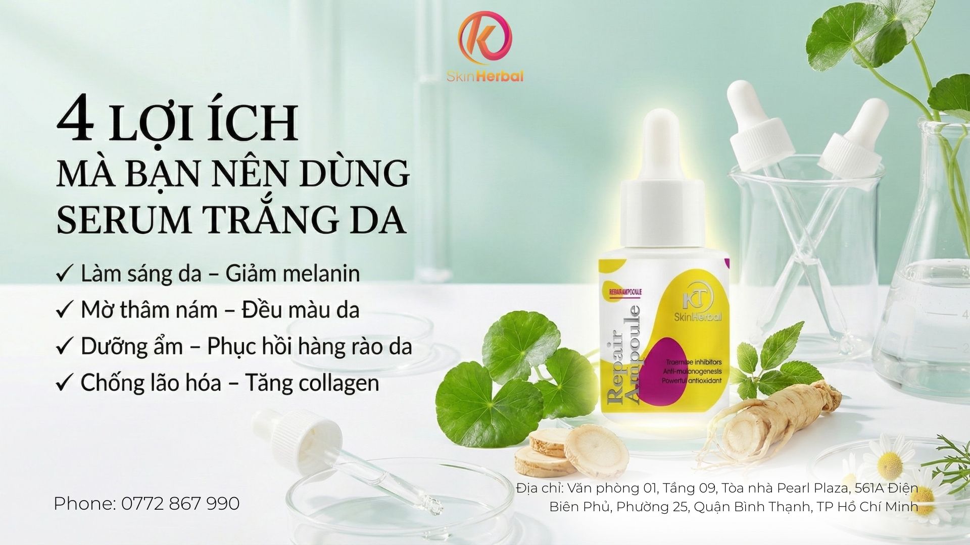 C&ocirc;ng dụng của serum trắng da