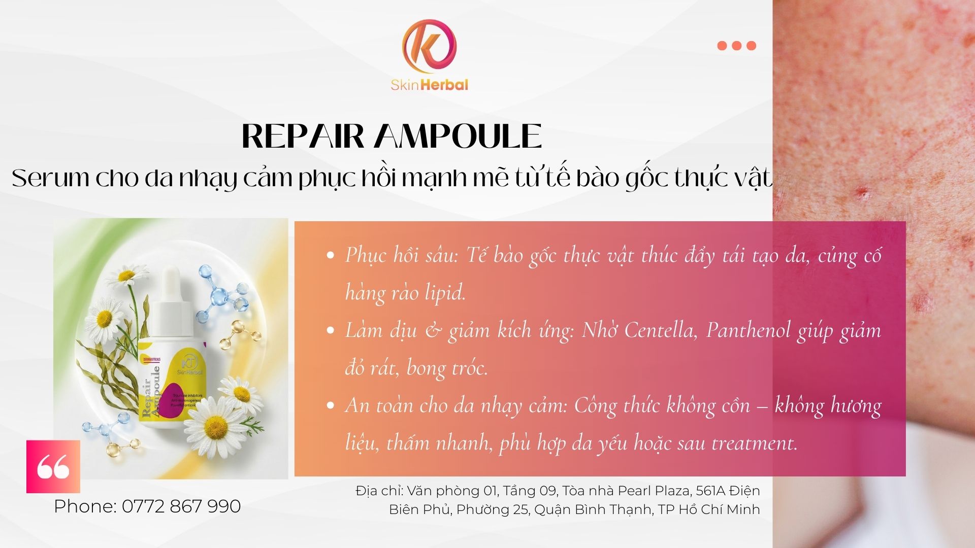 Tế b&agrave;o gốc thực vật - Repair Ampoule