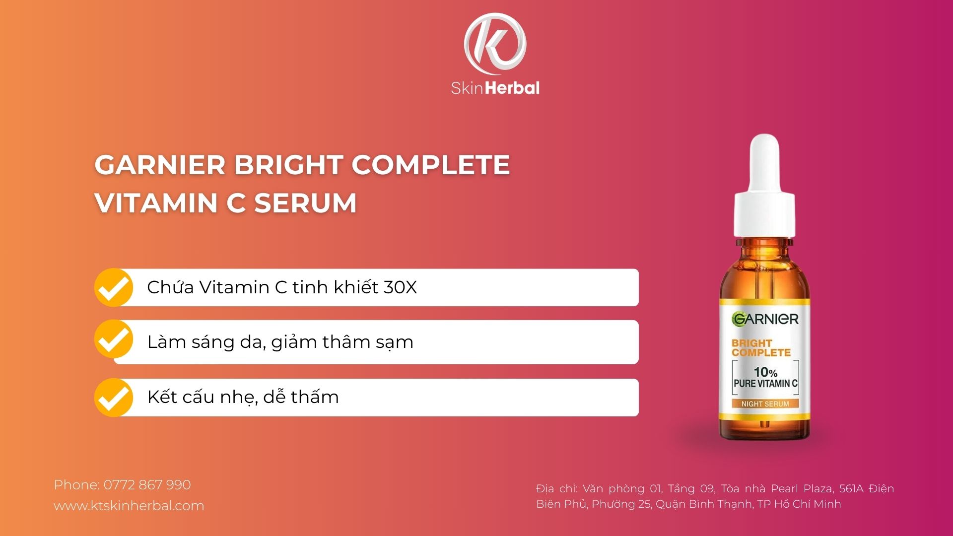 Garnier Bright Complete Vitamin C Serum