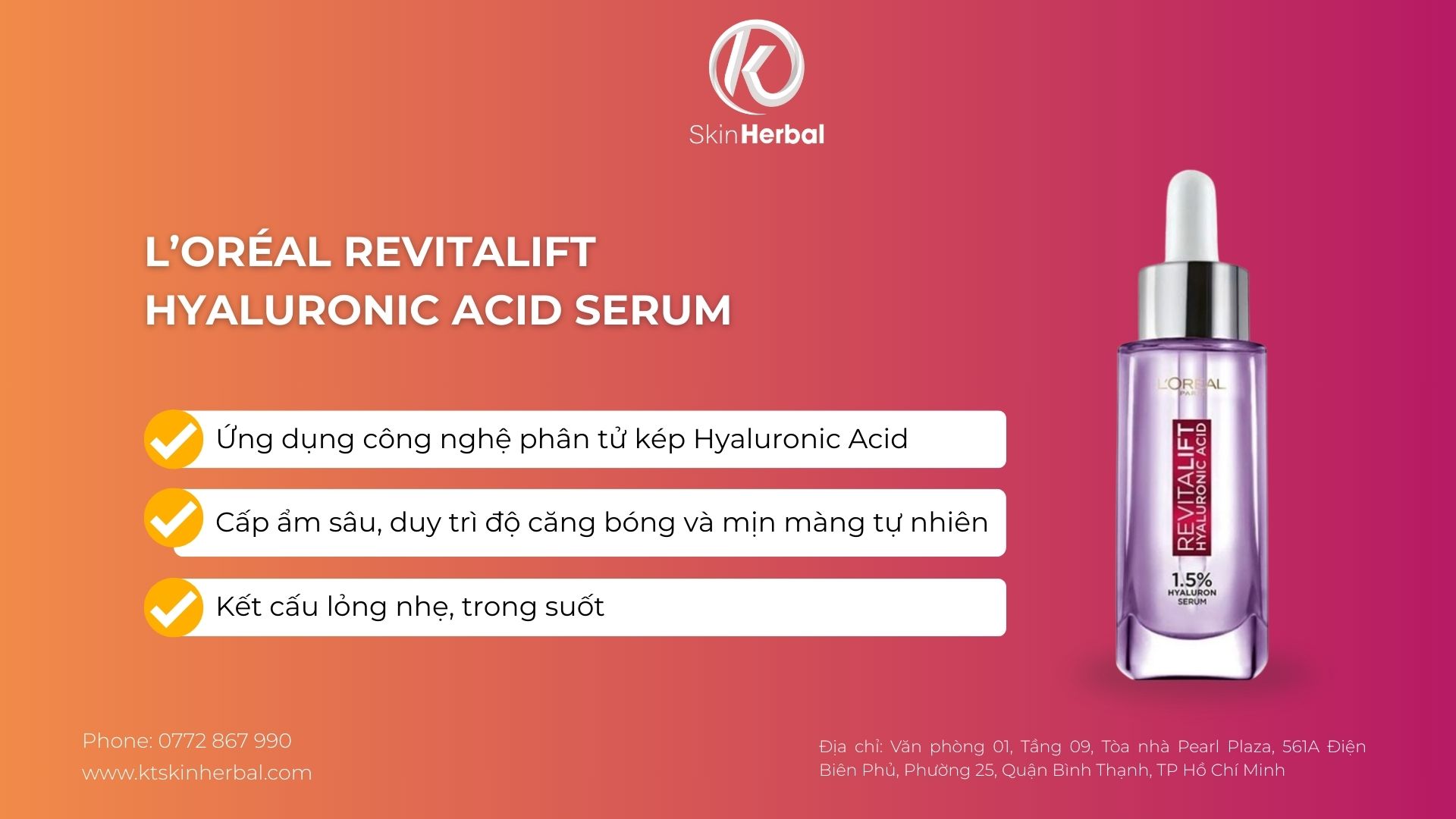 L&rsquo;Or&eacute;al Revitalift Hyaluronic Acid Serum