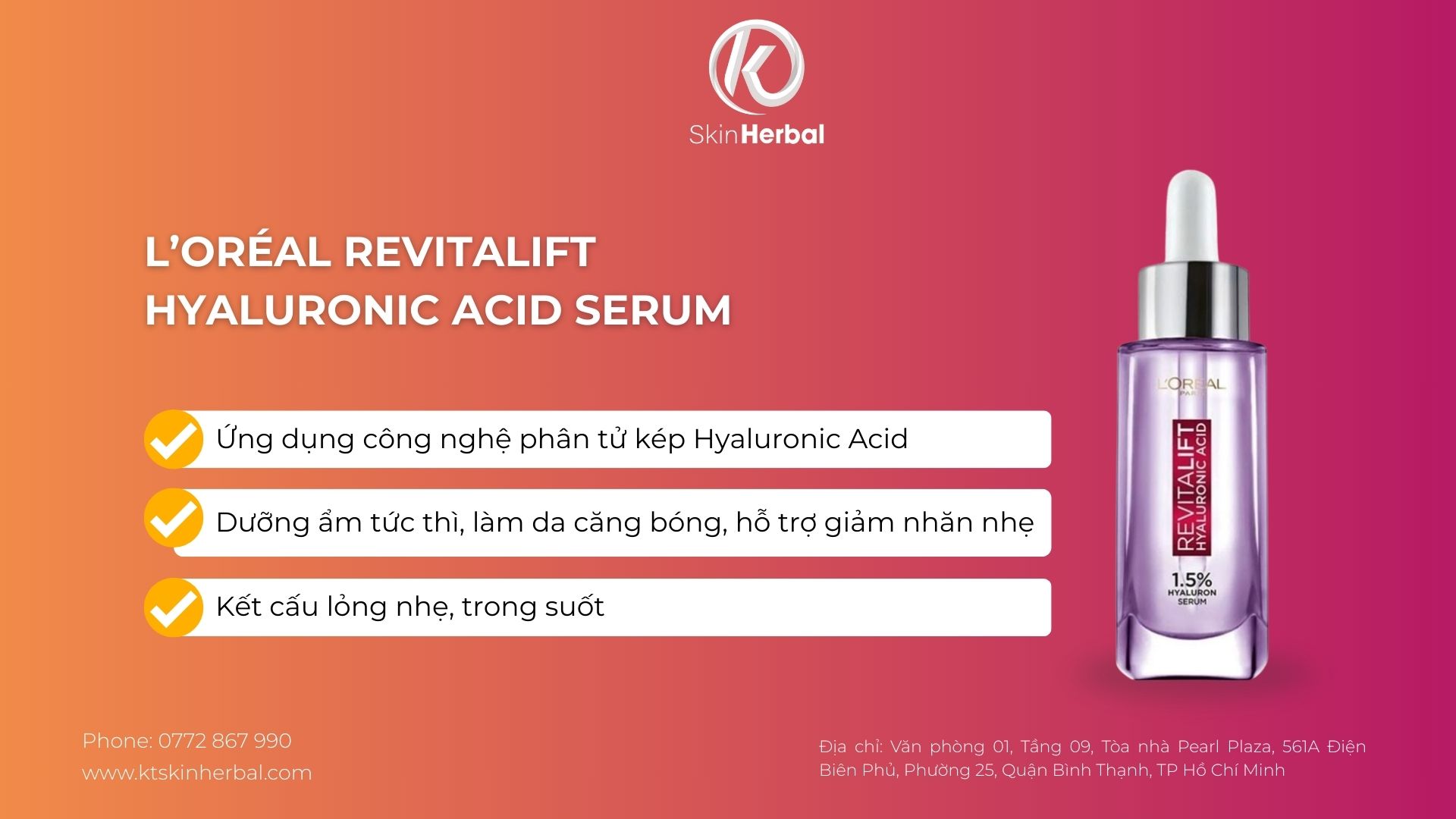 L&rsquo;Or&eacute;al Revitalift Hyaluronic Acid Serum