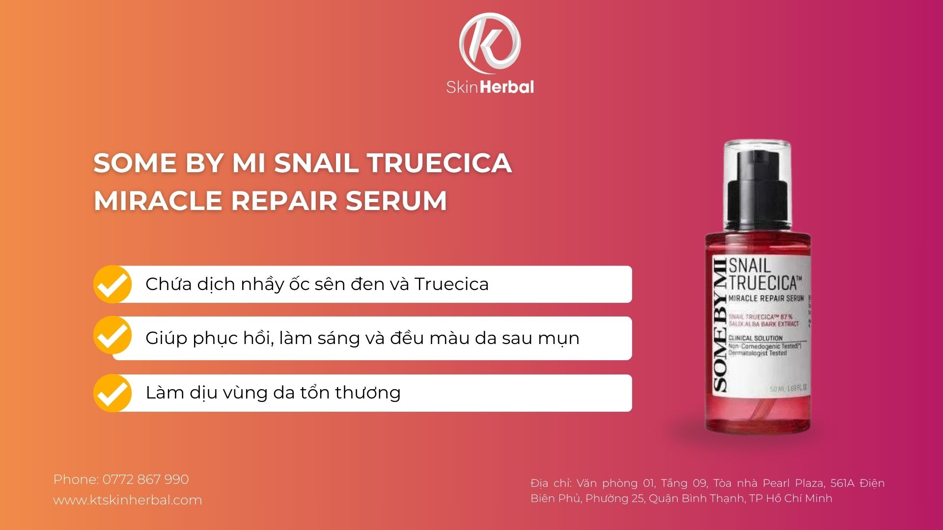 Some By Mi Snai Truecica Miracle Repair Serum