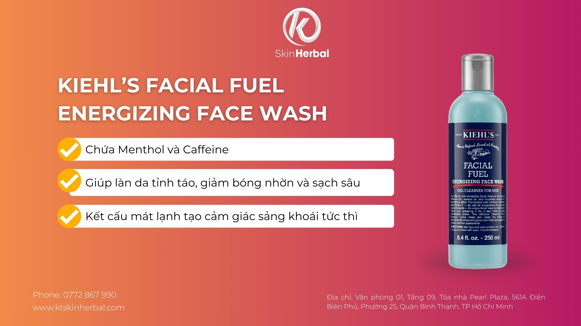Kiehl&rsquo;s Facial Fuel Energizing Face Wash