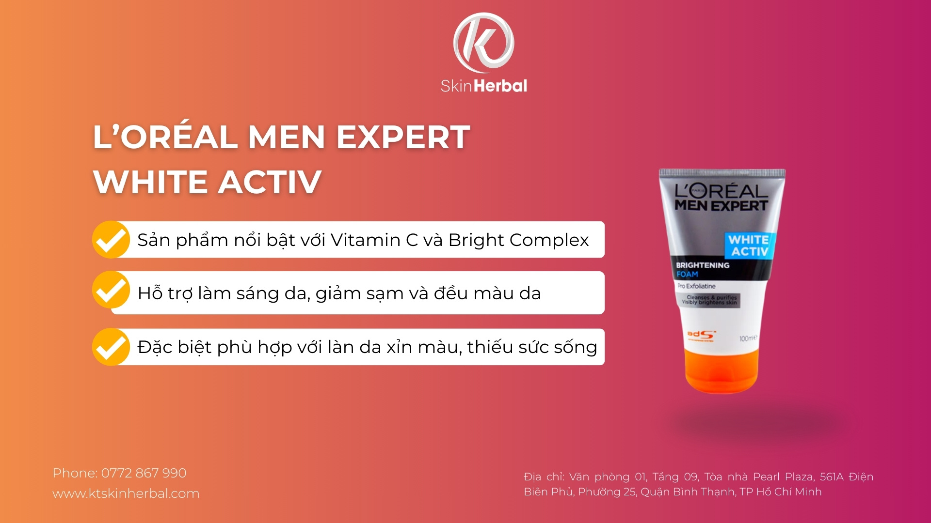 L&rsquo;Or&eacute;al Men Expert White Activ