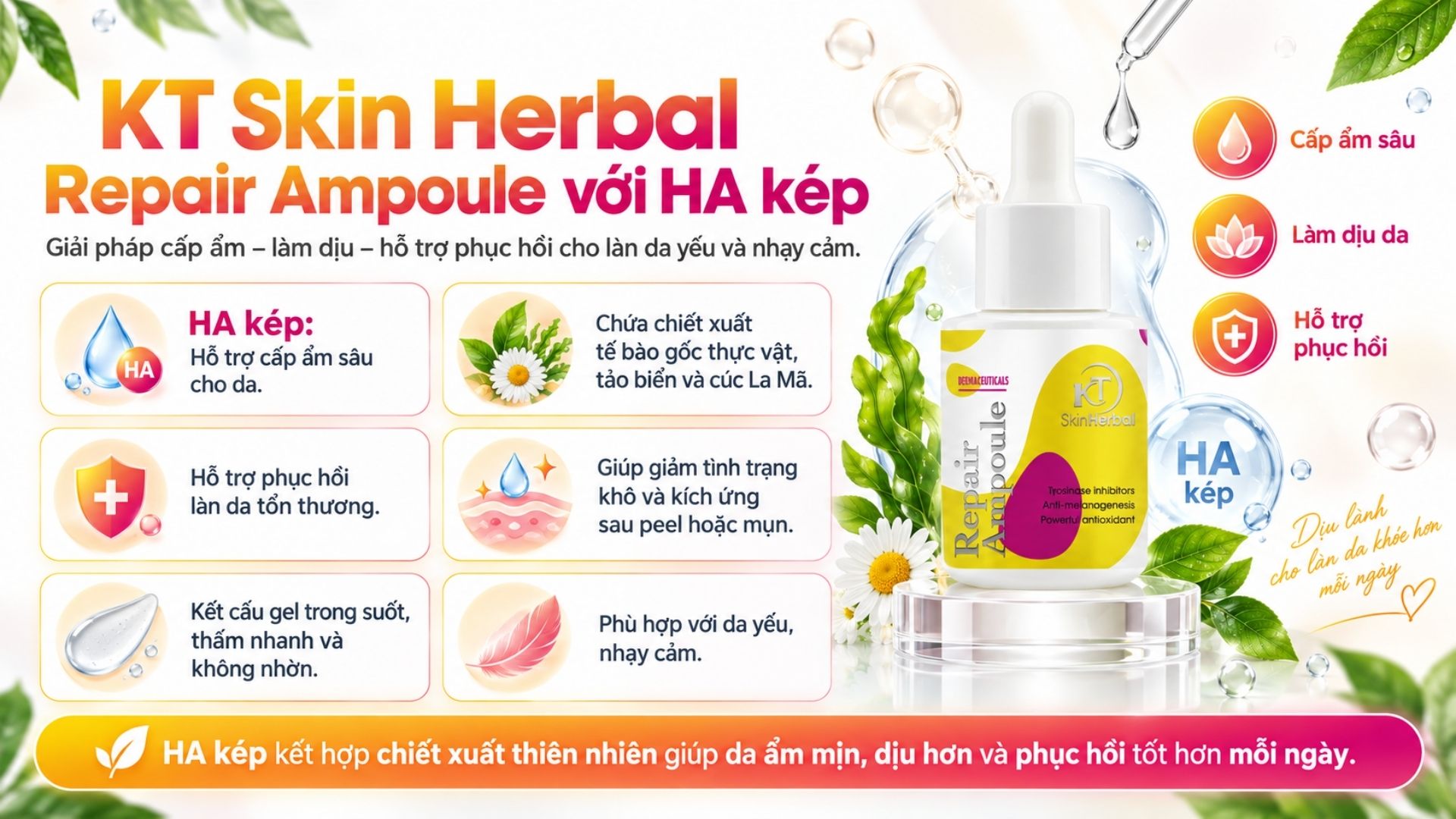 KT Skin Herbal Repair Ampoule