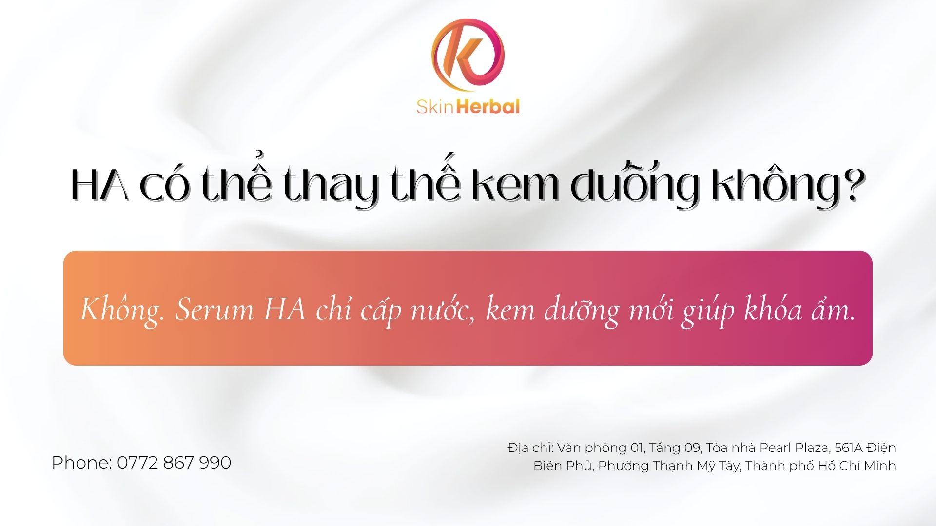 HA c&oacute; thể thay thế kem dưỡng kh&ocirc;ng?